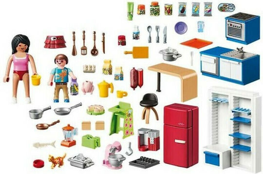 Playmobil Dollhouse Family Kitchen for 4+ years old years old
