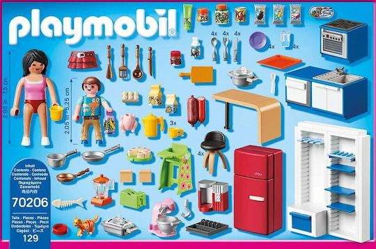 Playmobil Dollhouse Family Kitchen for 4+ years old years old