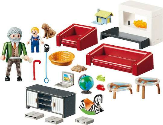 Playmobil Dollhouse Comfortable Living Room for 4+ years old years old