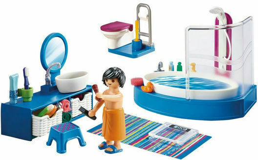 Playmobil Dollhouse Πολυτελές Λουτρό με Μπανιέρα για 4 ετών