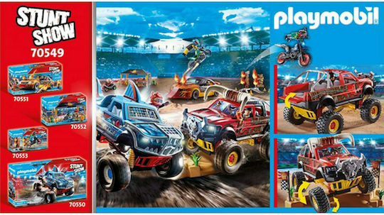 Playmobil Каскадьорско шоу Чудовище-Камион с Рога за 4-10 години