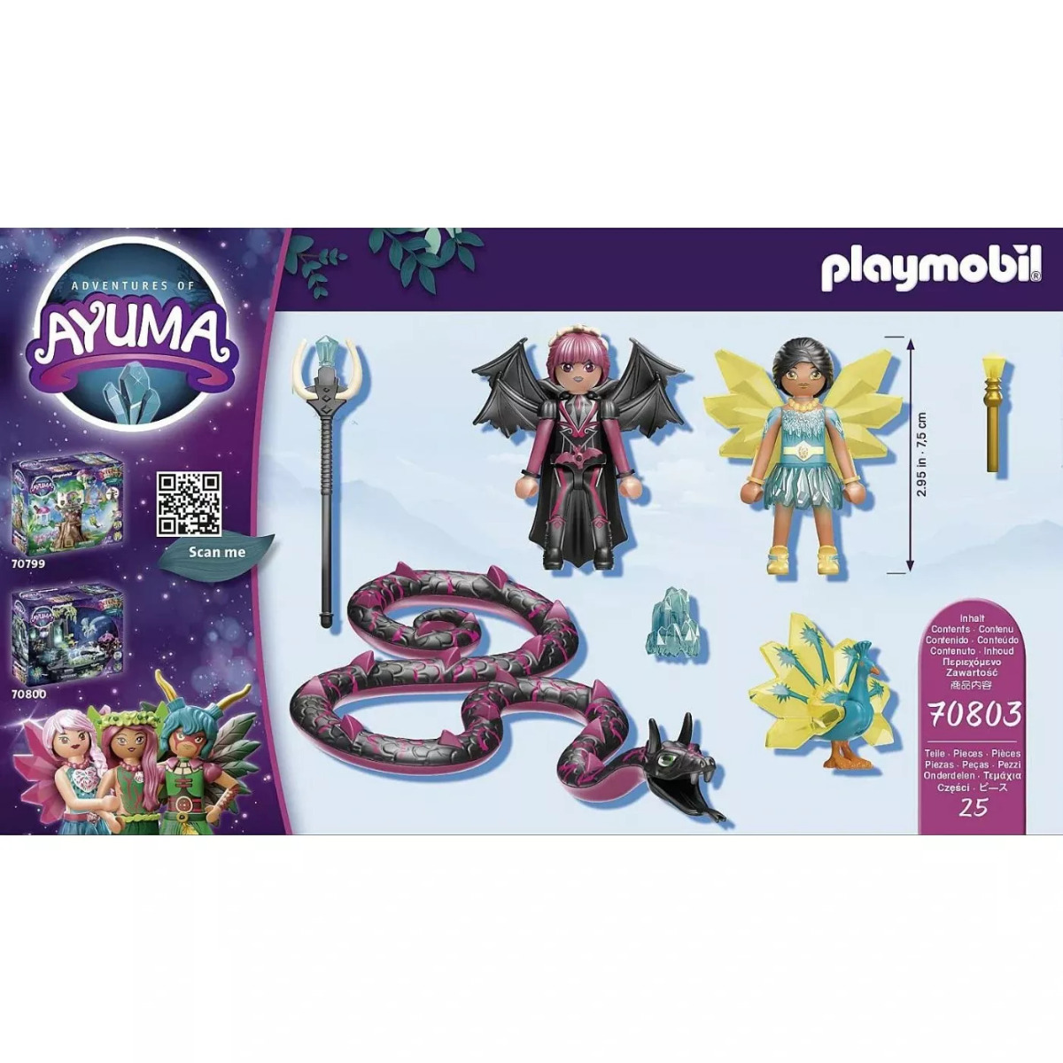 Playmobil Ayuma Crystal Fairy και Bat Fairy με μαγικά ζώα για 7-12 ετών ...