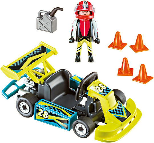 Playmobil Koffer Aktion Go Kart Racer Carry Case für 4+ Jahre Jahre
