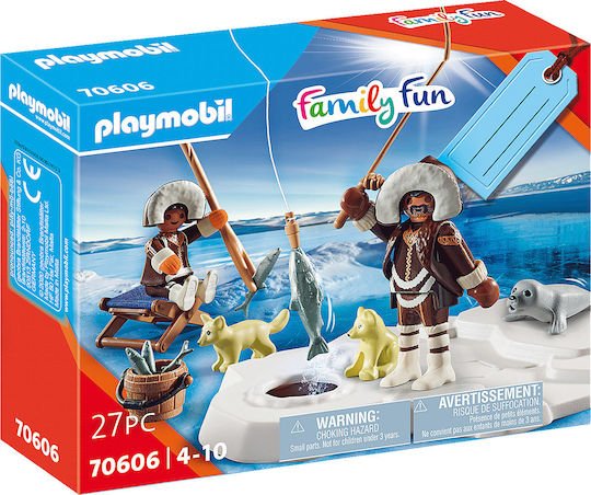 Playmobil Family Fun Ice Fisher Gift Set για 4-10 ετών