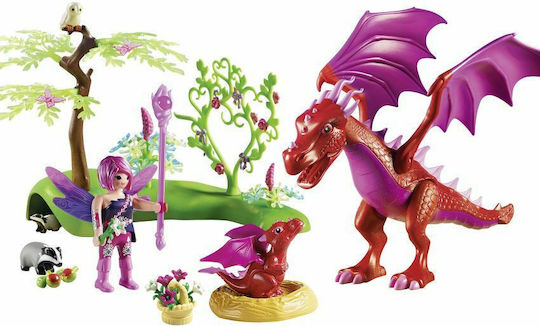 Playmobil Feen Drache mit seinem Kleinen für 4-10 Jahre