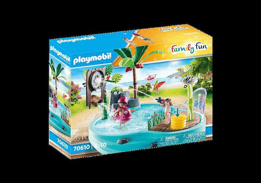 Playmobil Familienspaß Small Pool with Water Sprayer für 4-10 Jahre