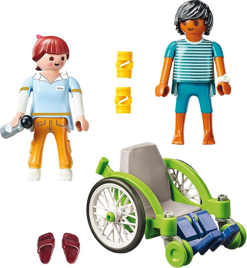 Playmobil Живот в града Patient in Wheelchair за 4+ години години