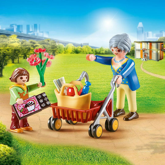 Playmobil Живот в града Grandmother with Child за 4+ години години