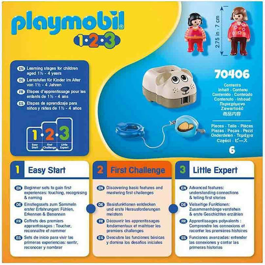 Playmobil 123 Dog Train Car für 1,5+ Jahre Jahre