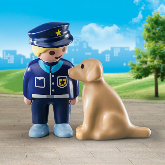 Playmobil 123 Police Officer with Dog за 1,5+ години години