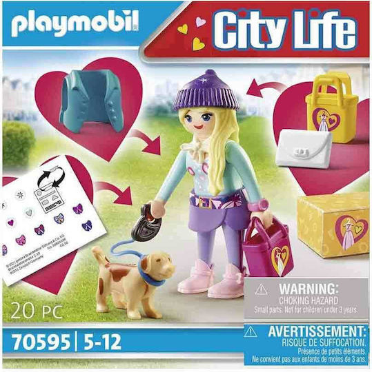 Playmobil Stadtleben Fashion Girl mit Hund für 5-12 Jahre