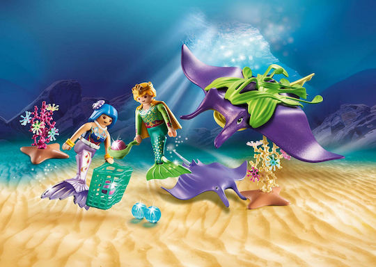Playmobil Magie Perlensammler mit Riesiger Mantarochen für 4+ Jahre Jahre