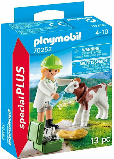 Playmobil Special Plus Vet with Calf for 4+ years old years old
