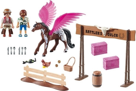 Playmobil Филмът Marla and Del with Flying Horse за 5+ години години