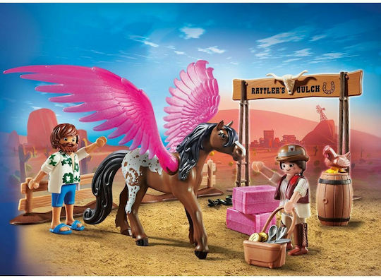 Playmobil Филмът Marla and Del with Flying Horse за 5+ години години