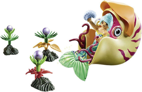 Playmobil Магия Mermaid with Snail Gondola за 4+ години години