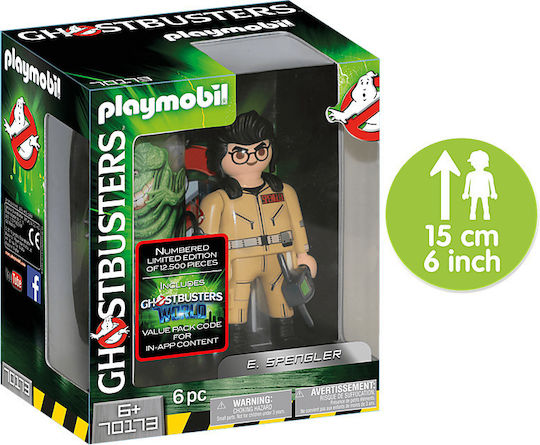 Playmobil Ghostbusters Collectible Figure Egon Spengler for 6+ years old years old