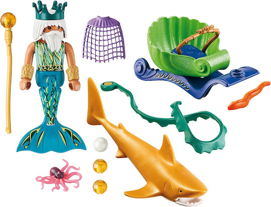 Playmobil Magic Sea King with Shark Carriage για 4 ετών