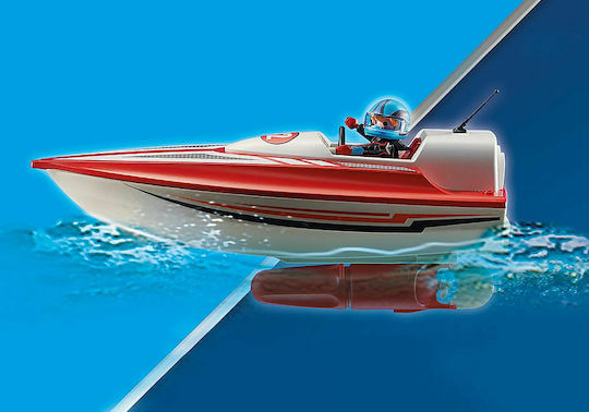 Playmobil Sports & Action Speedboat Racer για 4-10 ετών