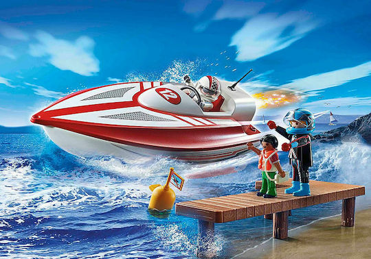 Playmobil Sports & Action Speedboat Racer για 4-10 ετών
