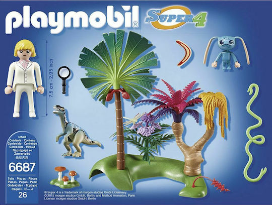 Playmobil Super4 Spithas on the Lost Island for 5+ years years old