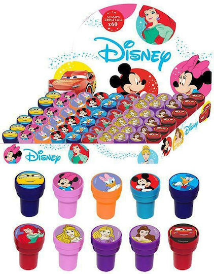 Διακάκης Σφραγίδες Mickey, Minnie, Cars, Princess για Παιδιά 3+ Ετών (Διάφορα Σχέδια) 1τμχ