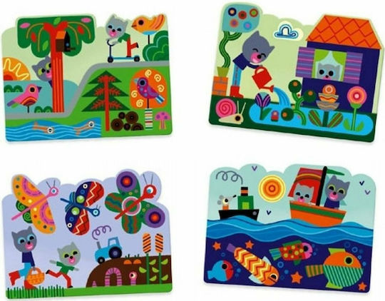 Djeco Painting Garden With Magic Markers for Children 1.5+ Years