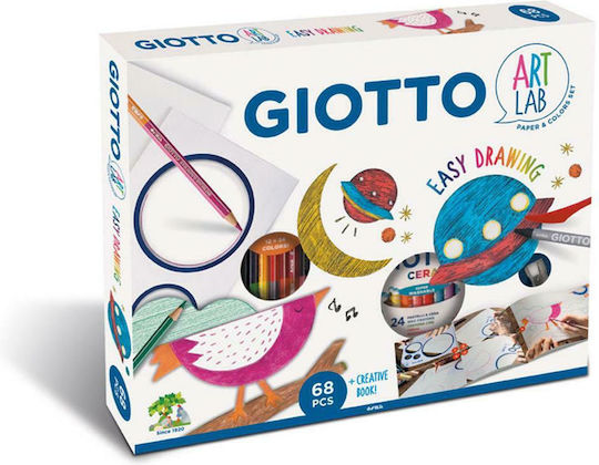 Giotto Painting Art Lab Easy Drawing Creation Set for Children 8+ years old Years 68pcs