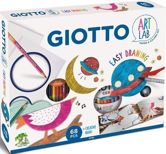 Giotto Painting Art Lab Easy Drawing Creation Set for Children 8+ years old Years 68pcs