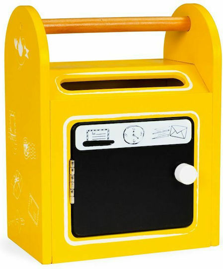 Ecotoys Γραμματοκιβώτιο με Μαυροπίνακα από Ξύλο για 3+ Ετών