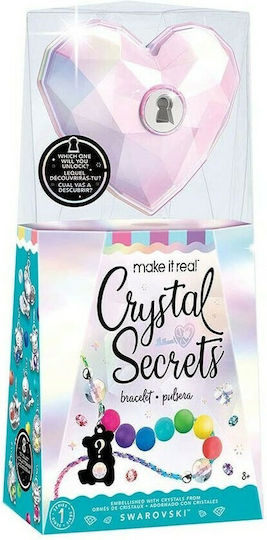 Make It Real Κοσμήματα DIY Bracelet Crystal Secrets για Παιδιά 8+ Ετών (Διάφορα Σχέδια) 1τμχ
