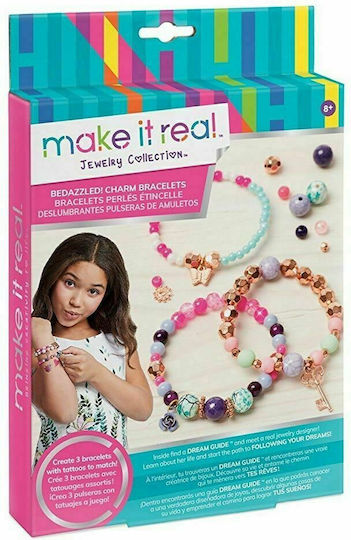 Make It Real Κοσμήματα Bedazzled Charm Bracelets Blooming Creativity assorted για Παιδιά 8+ Ετών (Διάφορα Σχέδια) 1τμχ