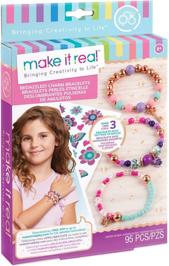 Make It Real Κοσμήματα Bedazzled Charm Bracelets Blooming Creativity assorted για Παιδιά 8+ Ετών (Διάφορα Σχέδια) 1τμχ