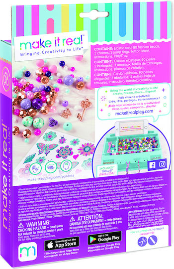 Make It Real Κοσμήματα Bedazzled Charm Bracelets Blooming Creativity assorted για Παιδιά 8+ Ετών (Διάφορα Σχέδια) 1τμχ