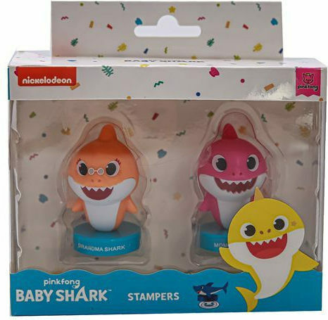 Giochi Preziosi Stamps 2 Pack Baby Shark for Children 3+ years Years (Various Designs/Assortment of Designs) 1pc