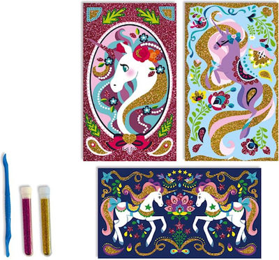 Janod Pictură Glitter Unicorns pentru Copii 7++ Ani