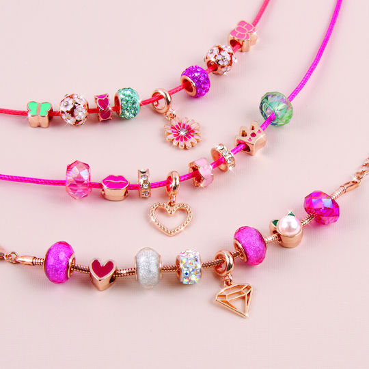 Make It Real Κοσμήματα Halo Charms Bracelets Think Pink για Παιδιά 8+ Ετών