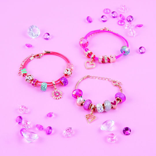 Make It Real Κοσμήματα Halo Charms Bracelets Think Pink για Παιδιά 8+ Ετών