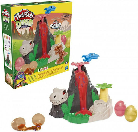 Hasbro Слуз Play-Doh Dino Lava Bones Island за Деца 4+ години+ Години