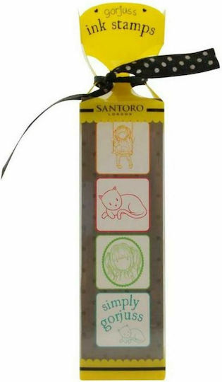 Santoro Σφραγίδες Self Inking για Παιδιά 3+ Ετών (Διάφορα Σχέδια) 1τμχ