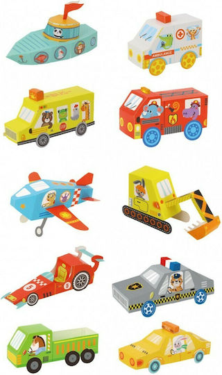 Tooky Toys Οριγκάμι Σετ Οχήματα