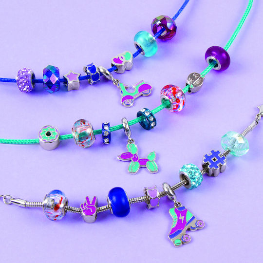 Make It Real Κοσμήματα Halo Charms Bracelets True Blue για Παιδιά 8+ Ετών
