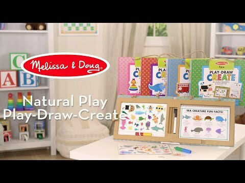 Melissa & Doug Боядисване Play Draw Create Dinosaurs за Деца 4+ години+ Години
