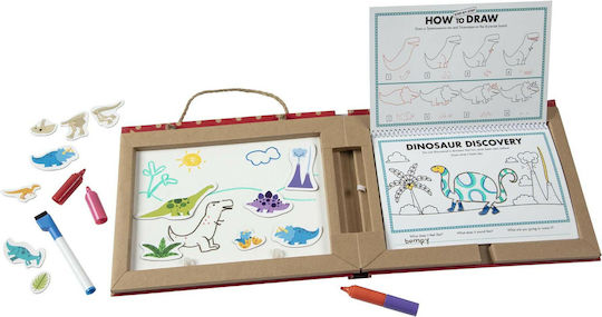 Melissa & Doug Боядисване Play Draw Create Dinosaurs за Деца 4+ години+ Години