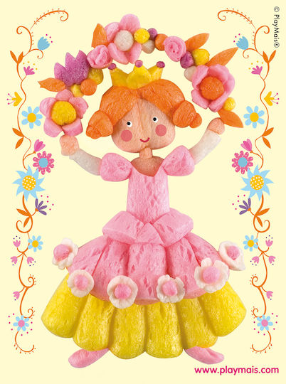 Playmais Children's Craft Cards with Princesses for Children 3+ years Years