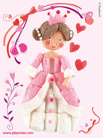 Playmais Children's Craft Cards with Princesses for Children 3+ years Years