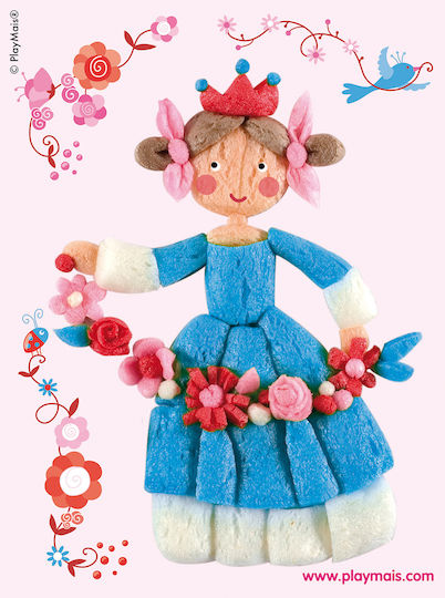 Playmais Children's Craft Cards with Princesses for Children 3+ years Years