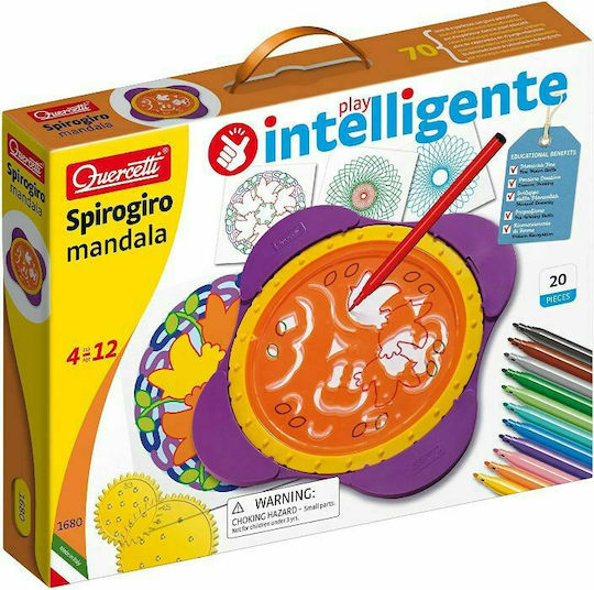Quercetti Боядисване Spirogiro Mandala за Деца 6+ години+ Години
