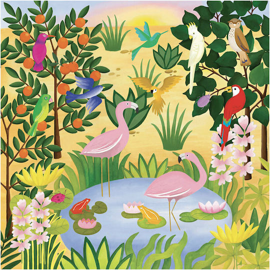 Djeco Painting Create with Stickers Rousseau Animals in Nature for Children 5+ years Years