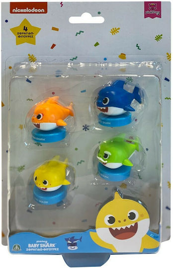 Giochi Preziosi Stamps 4 Pack Hero Mania Baby Shark for Children 3+ years Years